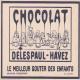 Buvard Chocolat DELESPAUL-HAVEZ
