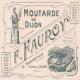 Buvard Moutarde de Dijon FAUROY